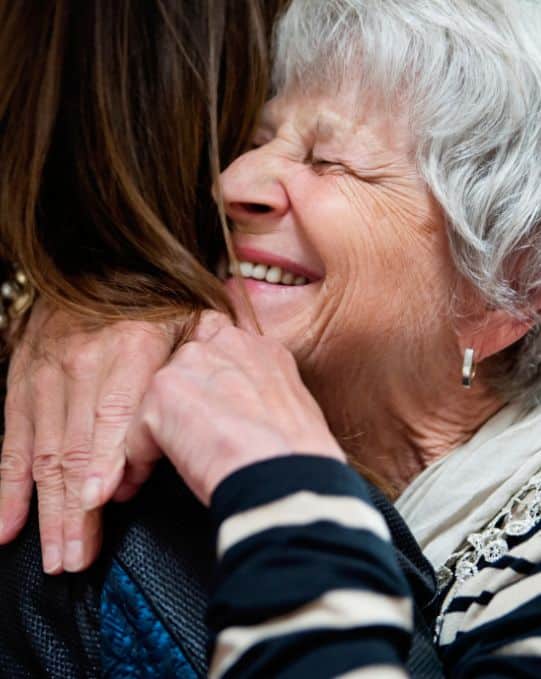 In-home caregiver helping a senior at home in Lafayette, Indiana